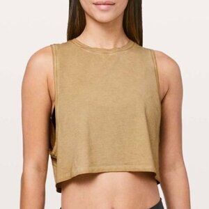 Lululemon Muscle Love Cropped Tank Sz 8